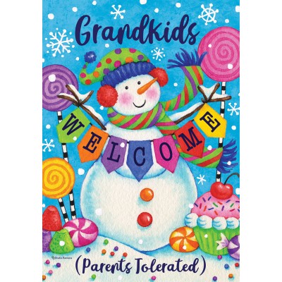 Grandkids Snowman